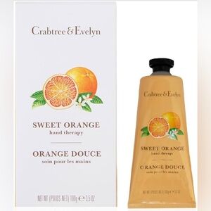 Crabtree & Evelyn Sweet Orange Hand Care Therapy Cream Moisturizer 100g / 3.5oz
